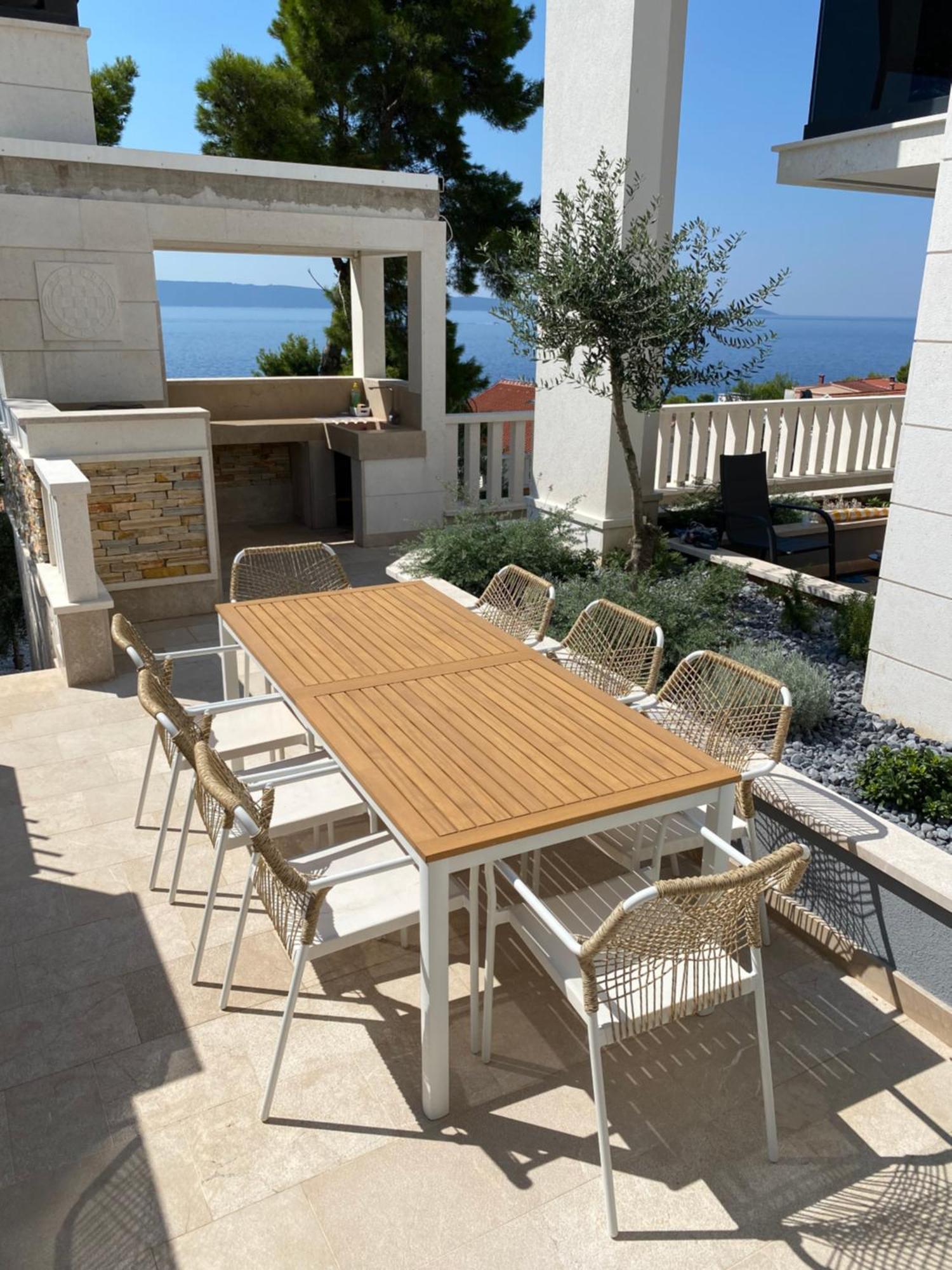 Luxury Beachfront Villa Carlisa Čiovo Dış mekan fotoğraf