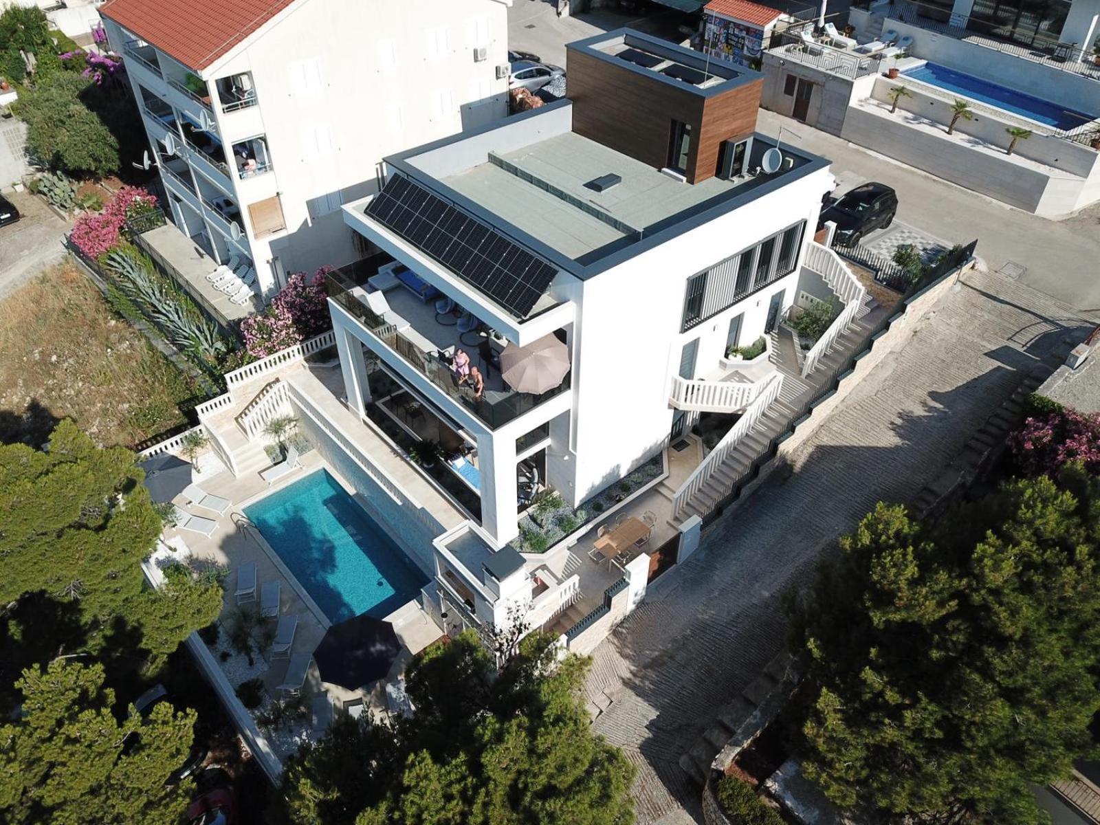 Luxury Beachfront Villa Carlisa Čiovo Dış mekan fotoğraf