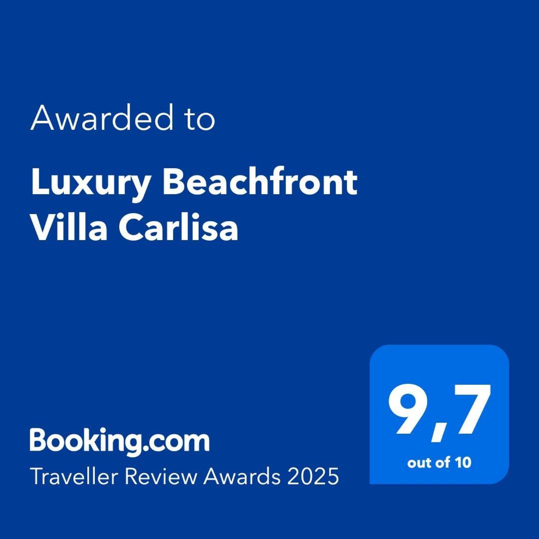 Luxury Beachfront Villa Carlisa Čiovo Dış mekan fotoğraf